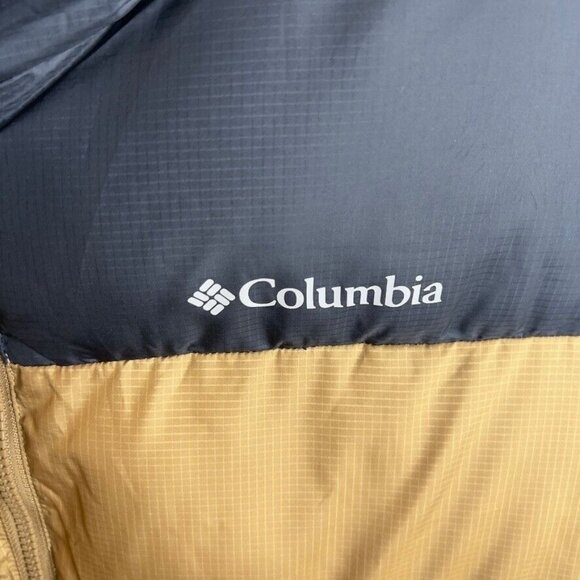Columbia $160 Puffect II Vest Delta Black Men's Size M Water Resistant - Picture 2 of 6